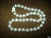 vendo collar de 41 perlas cultivadas con enganche de oro 18k