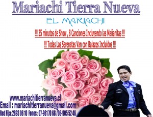 MARIACHI TIERRA NUEVA Anuncios de arte, joyas, cosas valiosas en Santiago |  Serenatas Con Mariachis De Exelencia.Red Fija:28930610,  !!!  El Repertorio Mas Hermoso Para Cada Presentaci&oacute;n  !!!