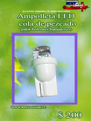 RENTAGAME CHILE Anuncios de arte, joyas, cosas valiosas en La Cisterna |  Ampolleta led cola de pezcado/ precio: $ 200, Rentagame: es lider en iluminacion led